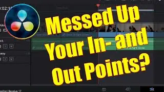 How To Clear In And Out Points in DaVinci Resolve