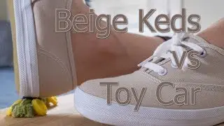 Beige Keds vs Toy Car Crush