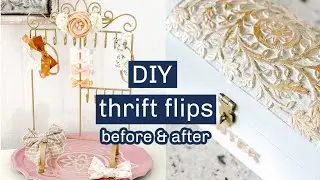 THRIFT FLIP Home Decor On A BUDGET // Come Thrift With Me | Jessica Giffin