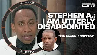 WHATS THE POINT⁉ Colorados columnist ban is a BAD LOOK for Deion Sanders - Stephen A. | First Take