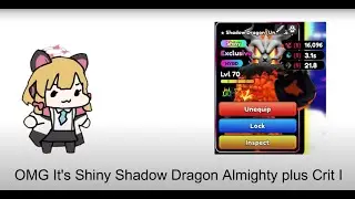 Shiny Shadow Dragon Almighty double trait | Anime Defenders