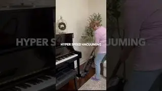 Blink and you'll miss it! Hyper Speed Vacuuming #shorts ##speedclean #cleaningmotivation #hyperspeed