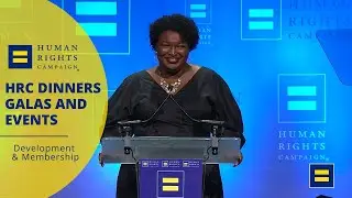 Stacey Abrams Speaks at the HRC Atlanta Dinner 2022