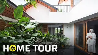 A Beautiful Tropical House With Central Courtyard (Home Tour).