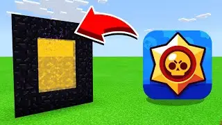 How To Make A Portal To BRAWL STARS in Minecaft Pocket Edition/MCPE