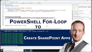 050 PowerShell For-Loop to Create SharePoint Apps  - PowerShell with SharePoint from Scratch