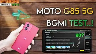 Moto G85 5G Pubg/Bgmi Test | Moto G85 5G Bgmi/Pubg Graphics, Gyroscope Test|Snapdragon 4 Gen 3😱