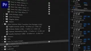 How to Create Presets in Premiere Pro | Adobe Premiere Pro 2023 Tutorial