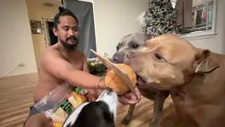 One and Mele opening care package