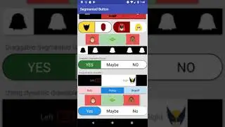 Android SegmentedButton Example