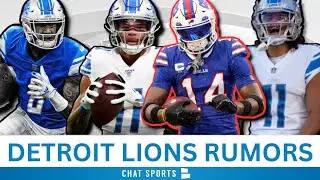 Detroit Lions Rumors: Trade For Stefon Diggs? PFF DISLIKES Lions WRs + Marvin Jones Jr. | Lions News