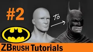 BATMAN sculpting zbrush | ZBrush Tutorial for Beginners | Zbrush 2020 | Zbrush free tutorial