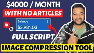 Create JPEG Compression Tool (Copy My Free Script) 🔥 Earn Money Online from Google with No Articles