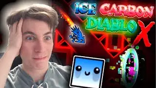 ICE CARBON DIABLO X... + СТРИМ НЕЛИСА 🔥 Старый, сложный и Лёгкий 🤔 ► Geometry Dash