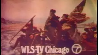 WLS Channel 7 - Ending of Saturday Night Movie, Reflections and Station Sign-Off (1977)