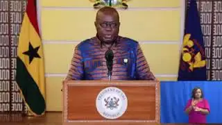 President Akufo-Addo Update No. 12 Measure to Contain the Spread of COVID-19