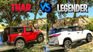 Fortuner Legender Vs Mahindra Thar 2021 | Extreme Off-Roading | Gta 5 Indian Cars