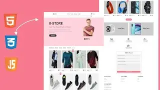 how to design a e-commerce website using html css and JavaScript @Bilalcodingstudio