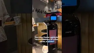 What Makes Dasher's Serving So Smart? Watch This! #ServingRobot #CoffeeLovers #Barista #TrendingNow