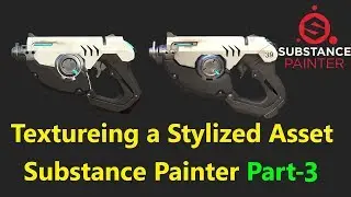 Texturing in substance painter Part-03 / Tracer gun/pulse pistols