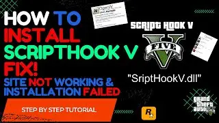 SCRIPT HOOK V WEBSITE NOT OPENING | Tutorial | GTA 5 2023