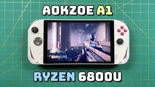 AOKZOE A1 Hands-On Impressions (Ryzen 7 6800U handheld)