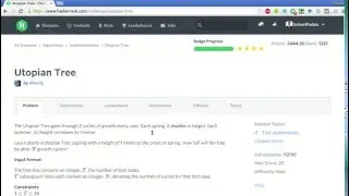 HackerRank | Utopian Tree Solution