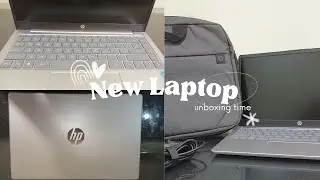 Unboxing my new laptop || HP Laptop 14 for students 💻