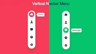 Responsive Side Navigation Bar in HTML and CSS | Vertical Navbar in HTML And CSS