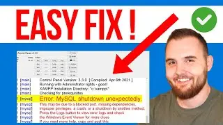 How to Fix Error MySQL Shutdown Unexpectedly in XAMPP (QUICK GUIDE)