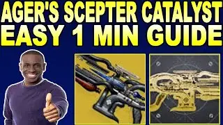 HOW TO GET Agers Scepter Catalyst & Masterwork!- Destiny 2