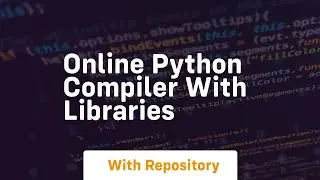 online python compiler with libraries