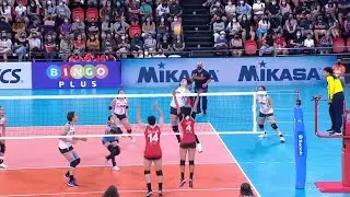 Odina Aliyeva power plays in Set 2 | 2022 PVL Reinforced Conference