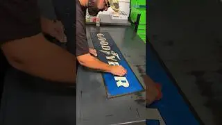 Vintage sign clean-up made easy