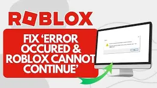 How to FIX An Error Occurred in Roblox - Expected Channel Name (Roblox Error Fix)