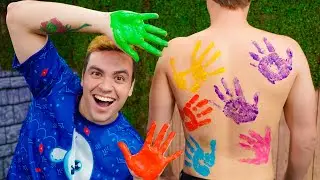 LUCCAS NETO FINGE BRINCAR E ENSINA CORES PARA OS AVENTUREIROS – Learn Colors For Children