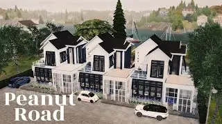 PEANUT ROAD | Apartment Building | The Sims 4: CC Build