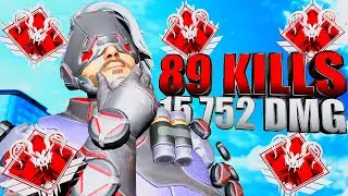 Mirage 89 Kills and 15,752 Damage Gameplay Wins - Apex Legends (No Commentary)