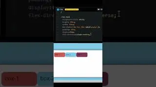 CSS Flex Box Properties part -1 #coding #trending #css #shorts