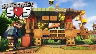 Lets Build a Enchanted Book Store on Minecraft SOS!!!