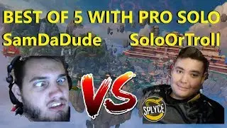 BO5 WITH SPLYCE SOLO LANER SoloOrTroll - Grandmasters Ranked 1v1 Duel - SMITE