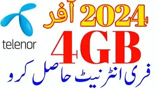 Telenor free internet 2024|Free net telenor|My telenor app|Telenor free internet code