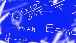 Math Physics EQUATIONS numbers [greenscreen bluescreen blackscreen free effect HQ animation sfx]