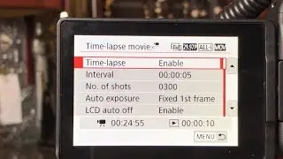 Canon Rebel SL2 Time-Lapse Setup