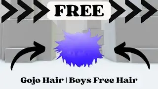 How To Get Free Boys Hair In Roblox | Purple Gojo Hair  | Roblox Free limited UGC | 2024 Free Items