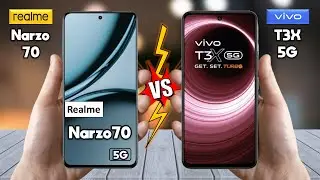 Realme Narzo 70 Vs vivo T3x  - Full Comparison 🔥 Techvs