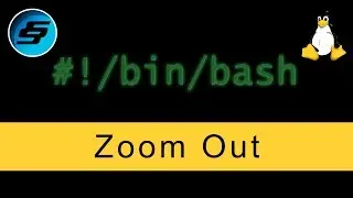 Zoom Out (ctrl + -) - Bash Scripting