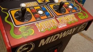 Midway's classic MORTAL KOMBAT Arcade Machine - The Original, Coin Operated Cabinet You Remember....