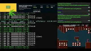 retro NES games |🤑 NiceHash Crypto Mining | Efficiency 420 |  !miner !greencl (Part 1/2)