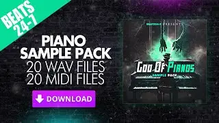 Royalty Free Piano Loops "God of Pianos" Piano Loop Kit + MIDI / Piano Samples Hip Hop 2023